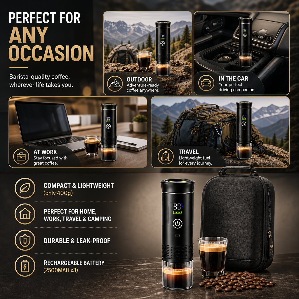 Arte del Caffè Portable Espresso Machine